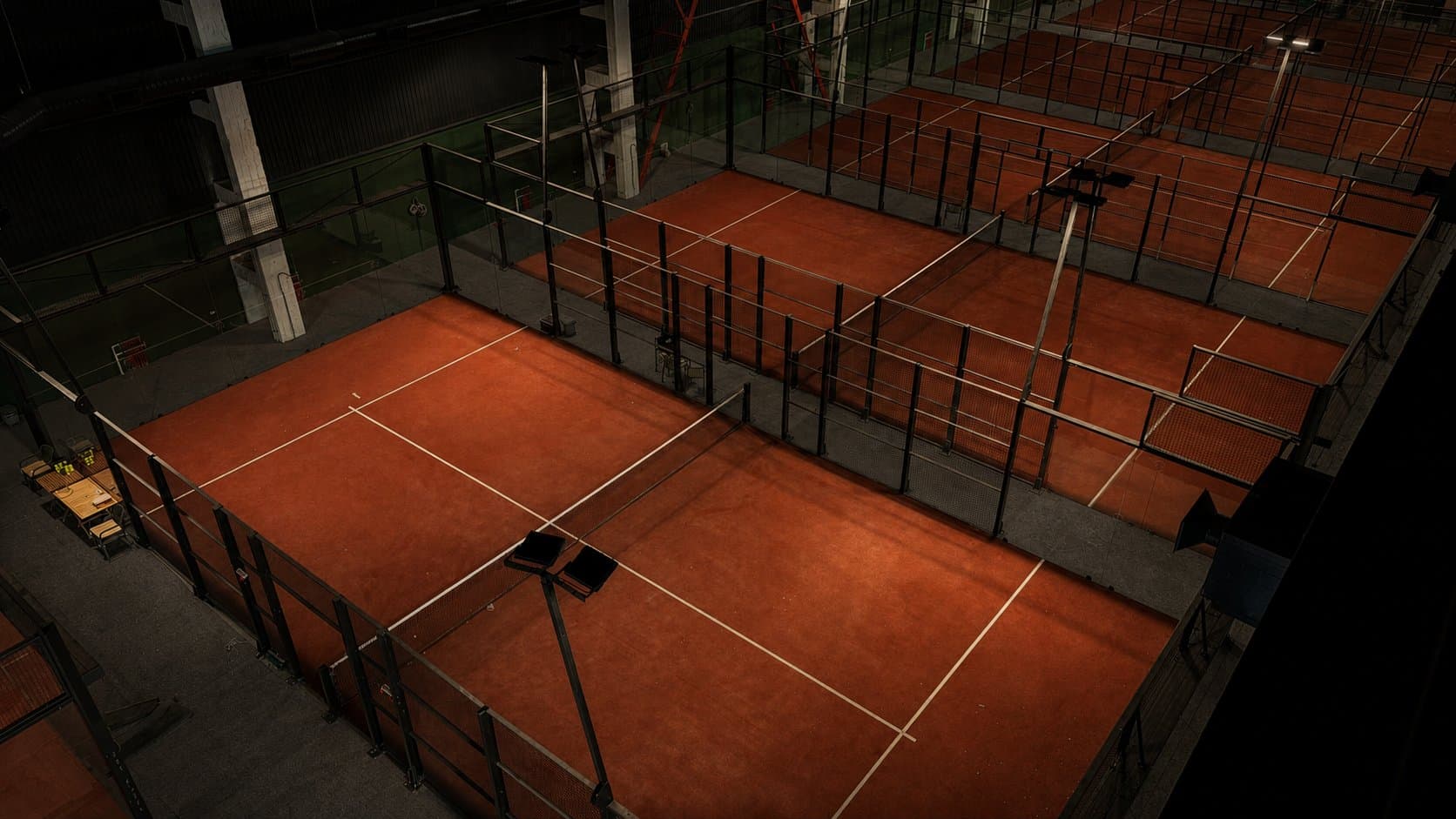 Padel match at SKY PADEL